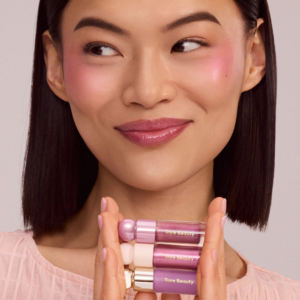 Rare Beauty - Violet Faves Mini Cheek and Lip Trio Makeup Gift Set