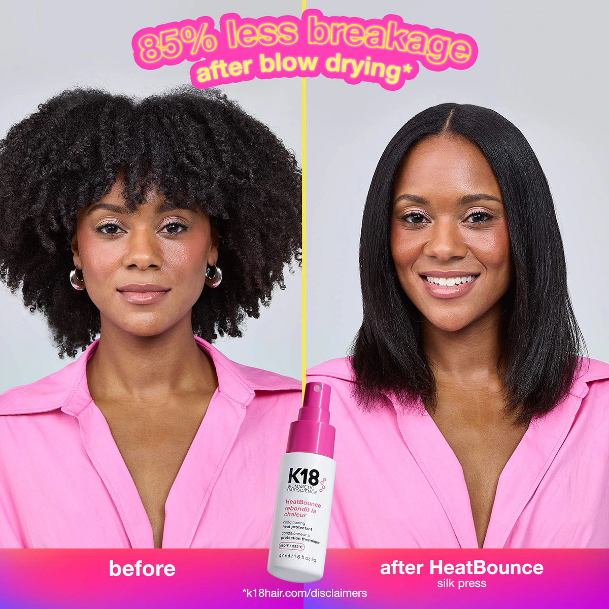 K18 Biomimetic Hairscience - Repair + Protect Mini Leave-In Molecular Repair Mask & HeatBounce Leave-In Conditioner Gift Set (2026-2027)