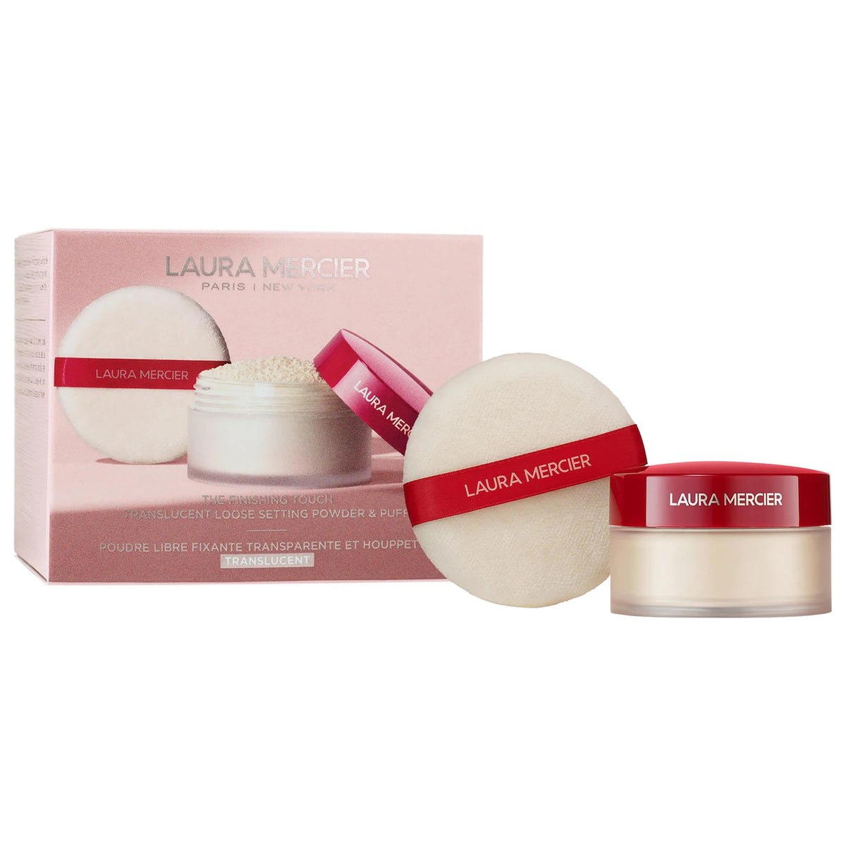 Laura Mercier - The Finishing Touch Translucent Loose Setting Powder & Velour Puff Gift Set (2026-2027)