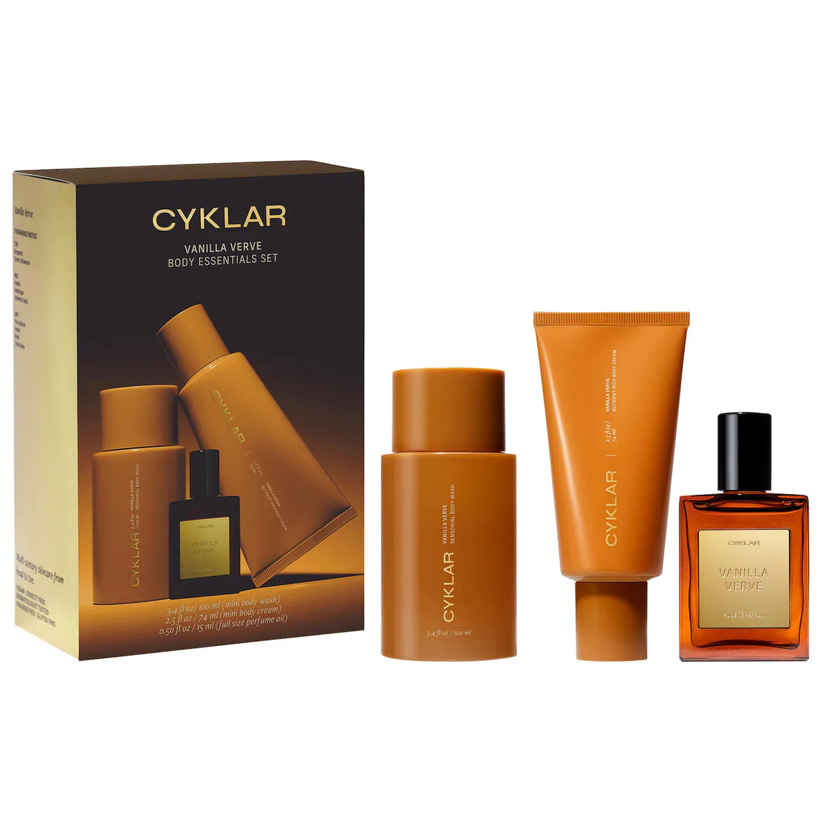 CYKLAR - Vanilla Verve Body Essentials Gift Set