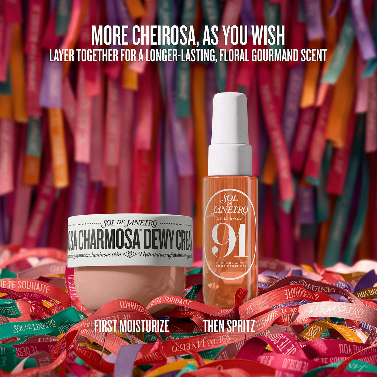 Sol de Janeiro - Rosa & Shine Dewy Body Cream & Floral Gourmand Fragrance Duo
