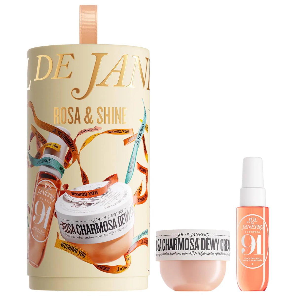 Sol de Janeiro - Rosa & Shine Dewy Body Cream & Floral Gourmand Fragrance Duo