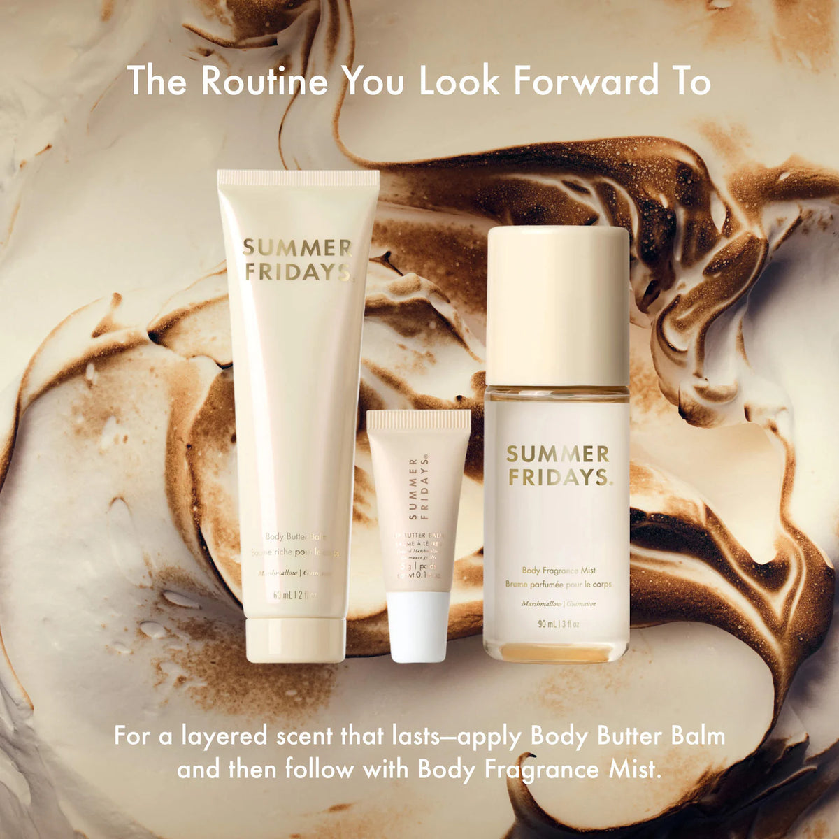 Summer Fridays - Marshmallow Minis - Body and Lip Set