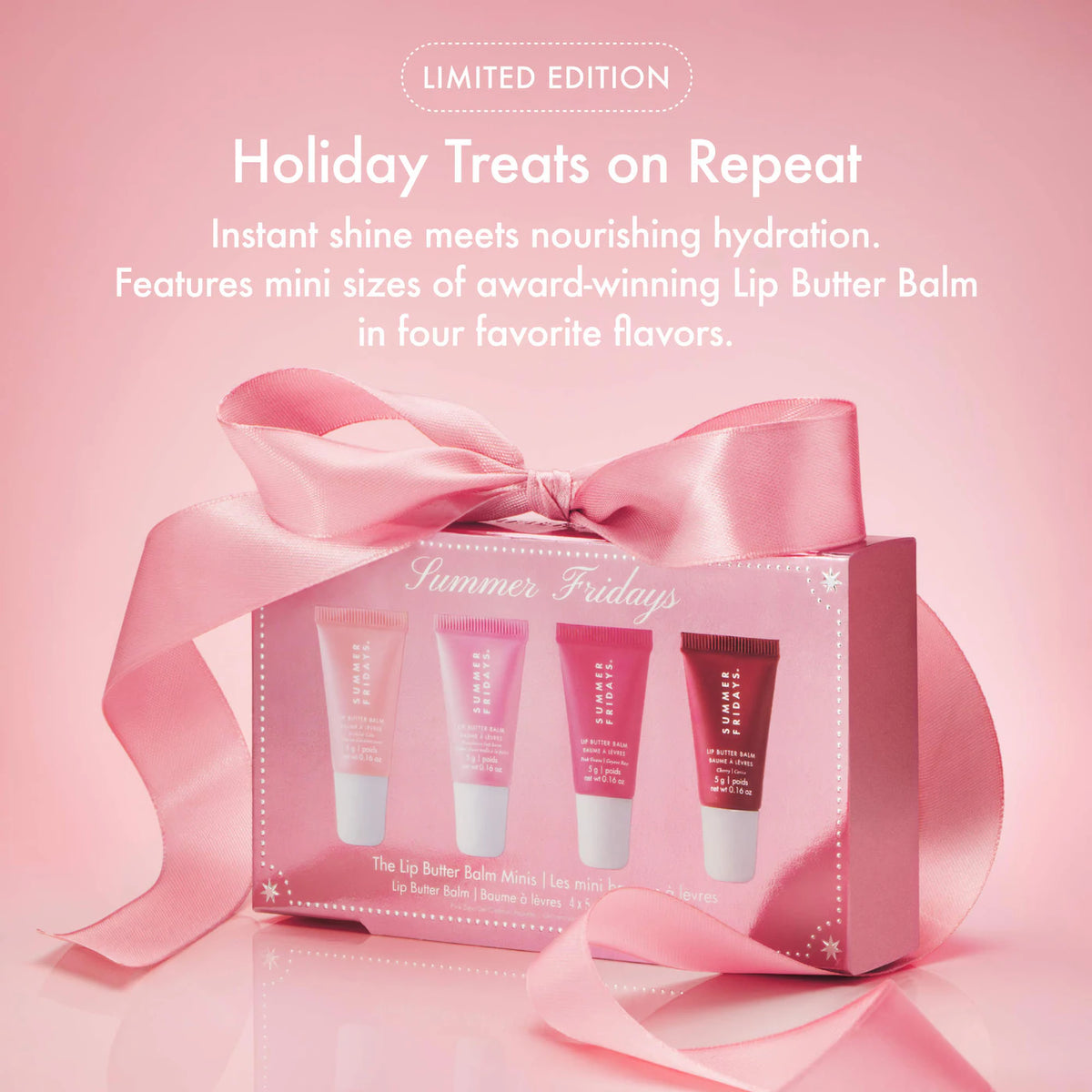 Summer Fridays - The Lip Butter Balm Minis - Pink Set (2026-2027)