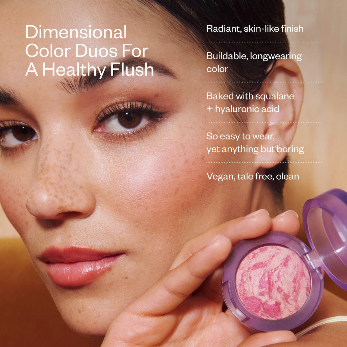 Kosas - Mini Blush is Life Baked Talc-Free Dimensional + Brightening Blush