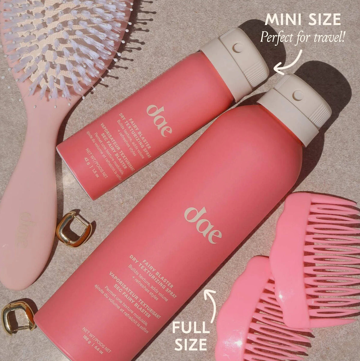 dae - Cactus Fruit 3-in-1 Styling Cream, Mini Fairy Blaster + Prickly Pear Oil Set