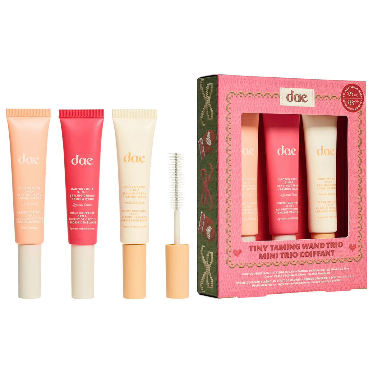 dae - Cactus Fruit 3-in-1 Styling Cream Taming Wand Mini Trio Set