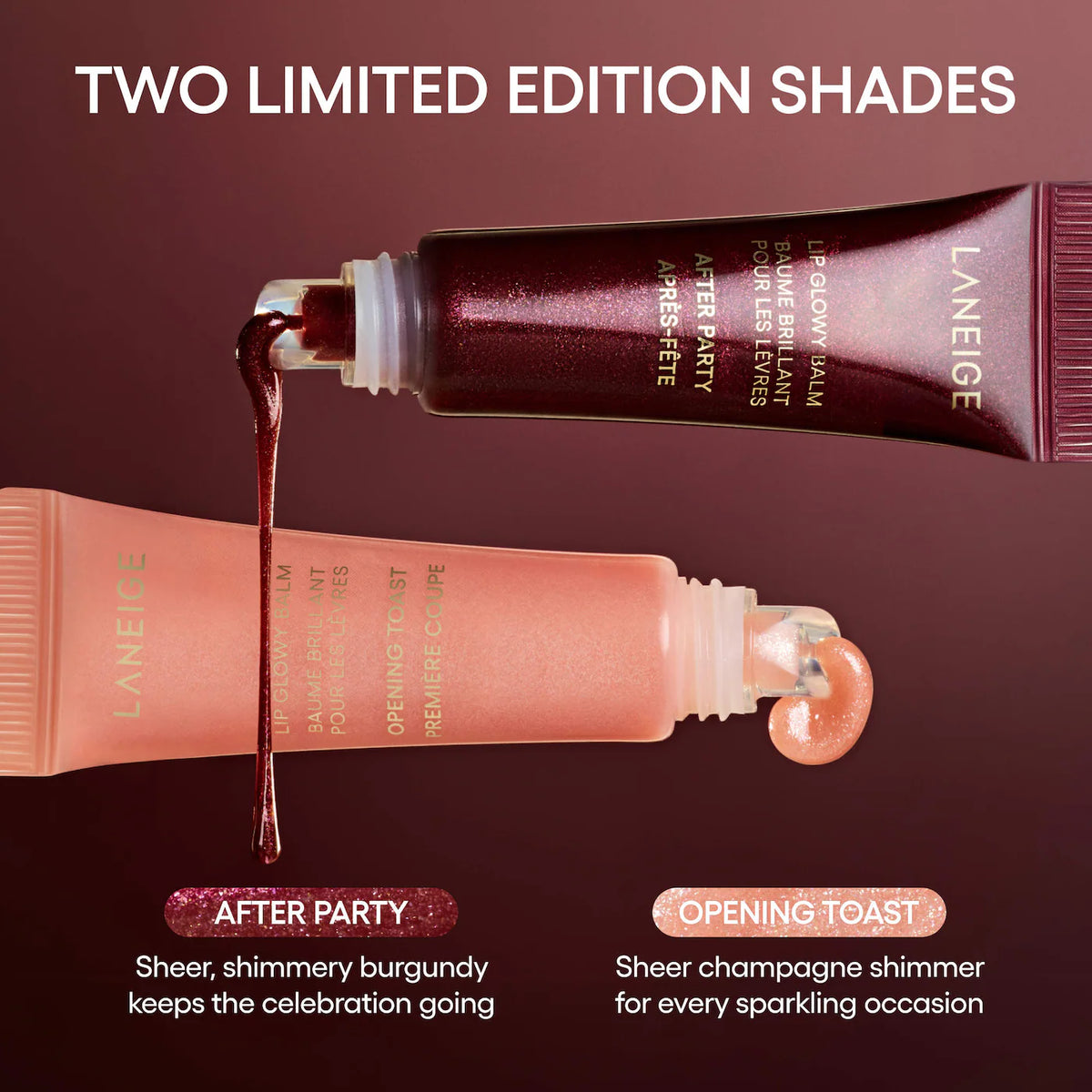 LANEIGE - Sparkling Shimmer Lip Glowy Balm Duo Gift Set (2026-2027)