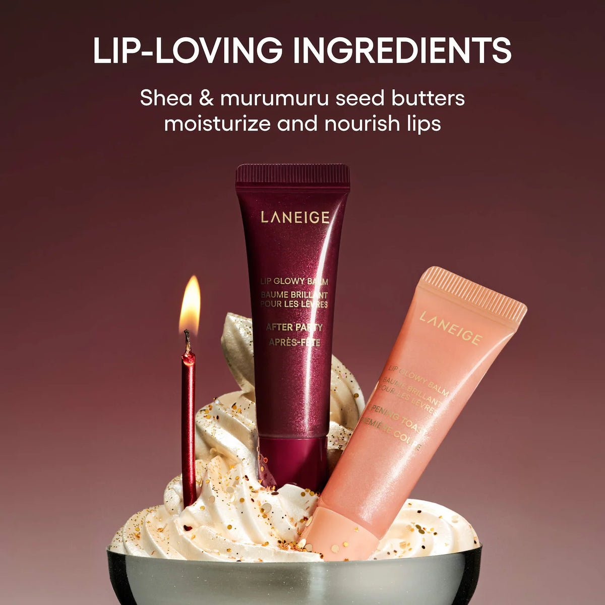 LANEIGE - Sparkling Shimmer Lip Glowy Balm Duo Gift Set (2026-2027)