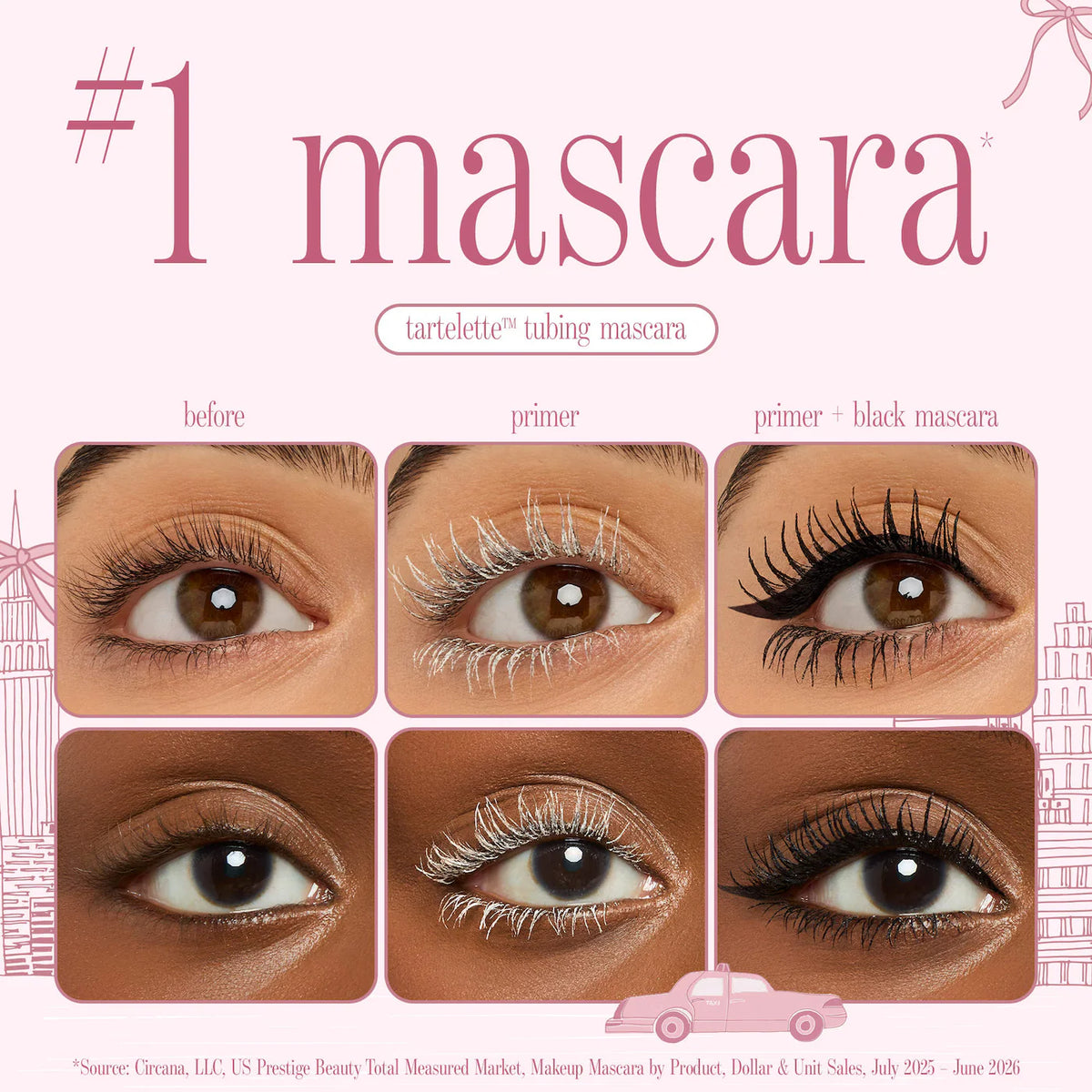 tarte - eyes on me tartelette mascara & liner clutch
