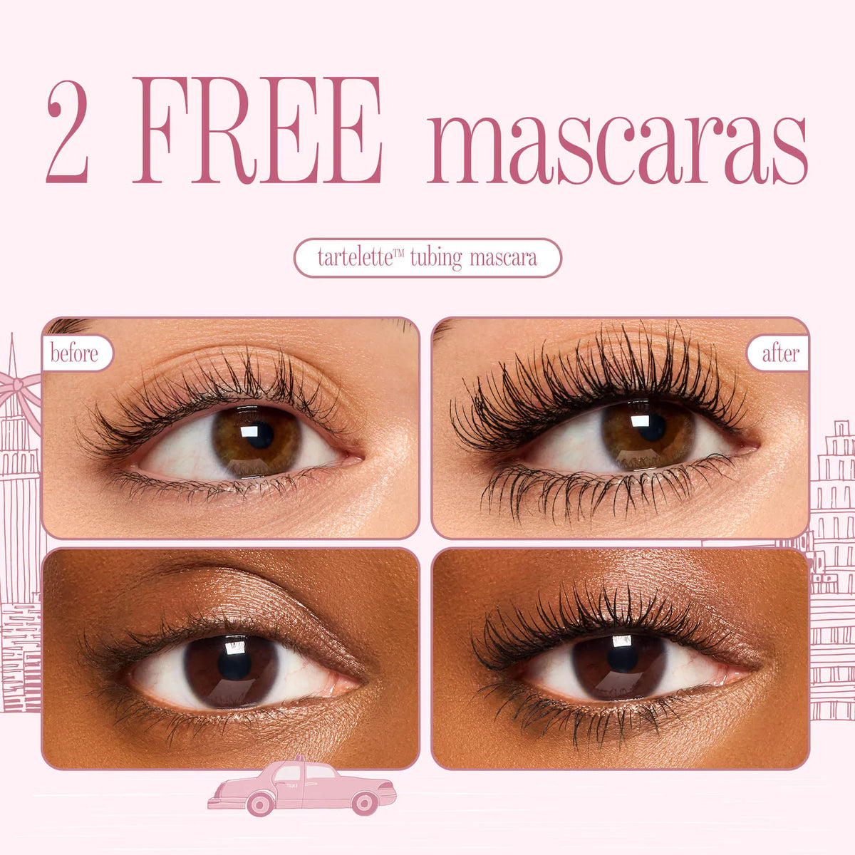 tarte - eyes on me tartelette mascara & liner clutch