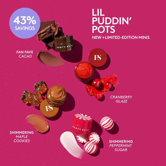Fenty Beauty - Lil Puddin' Pots Mini Intensive Recovery Lip Mask Set