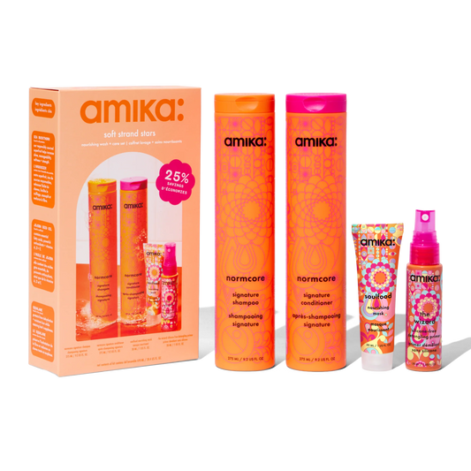 amika - soft strand stars nourishing wash + care set