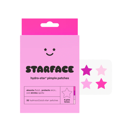 Starface - hydro-stars® Pink Star (Carton) | 32 Patches