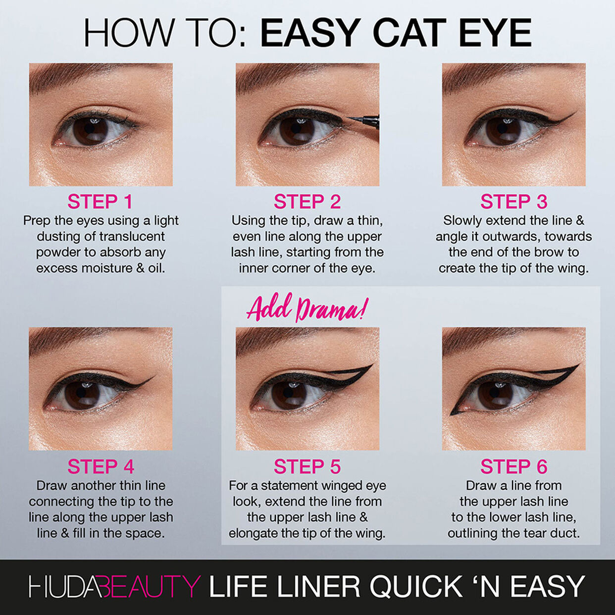 Huda Beauty - Life Liner Quick 'N Easy Precision Liquid Eye Liner