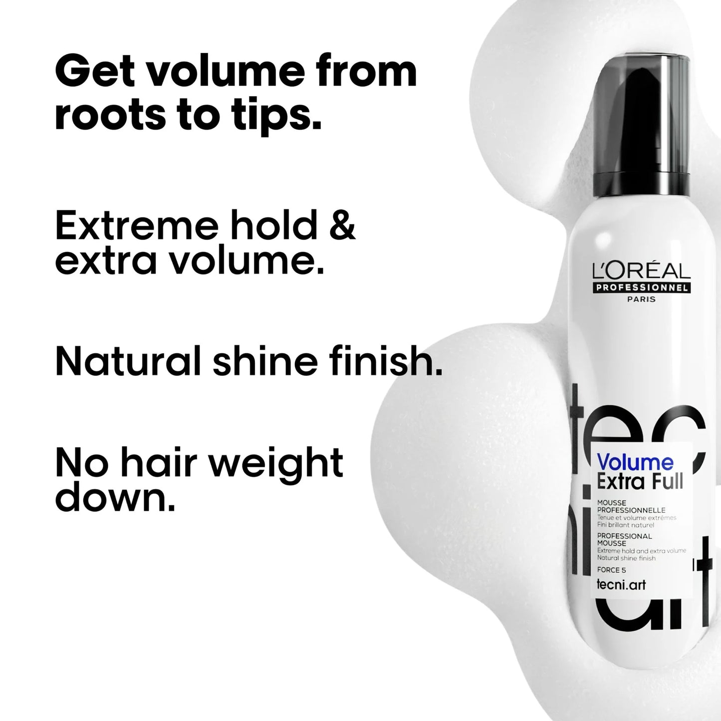 L'Oréal Professionnel Paris - Tecni.Art Full Volume Extra Mousse | 250 mL
