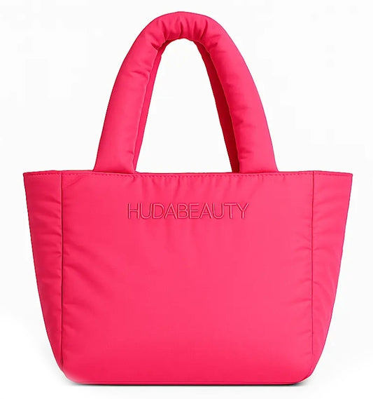 HUDA BEAUTY - PINK PUFFY TOTE BAG