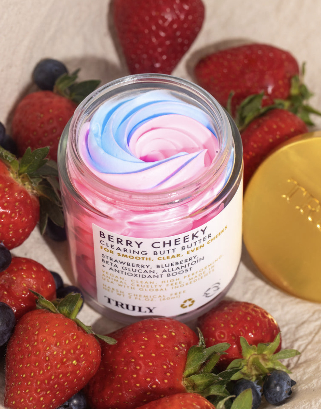 TRULY - Berry Cheeky Clearing Butt Butter | 60 mL