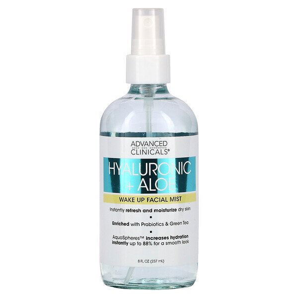 ADVANCED CLINICALS - HYALURONIC + ALOE FACIAL MIST | 237 mL