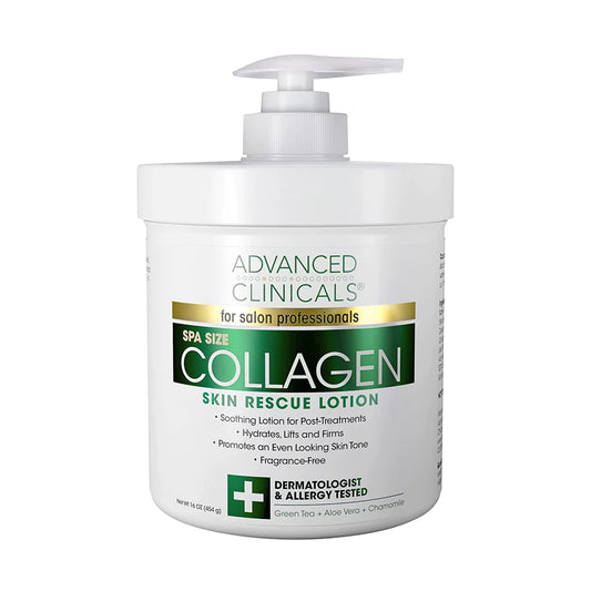ADVANCED CLINICALS - COLLAGEN SKIN RESCUE LOTION | 454 g