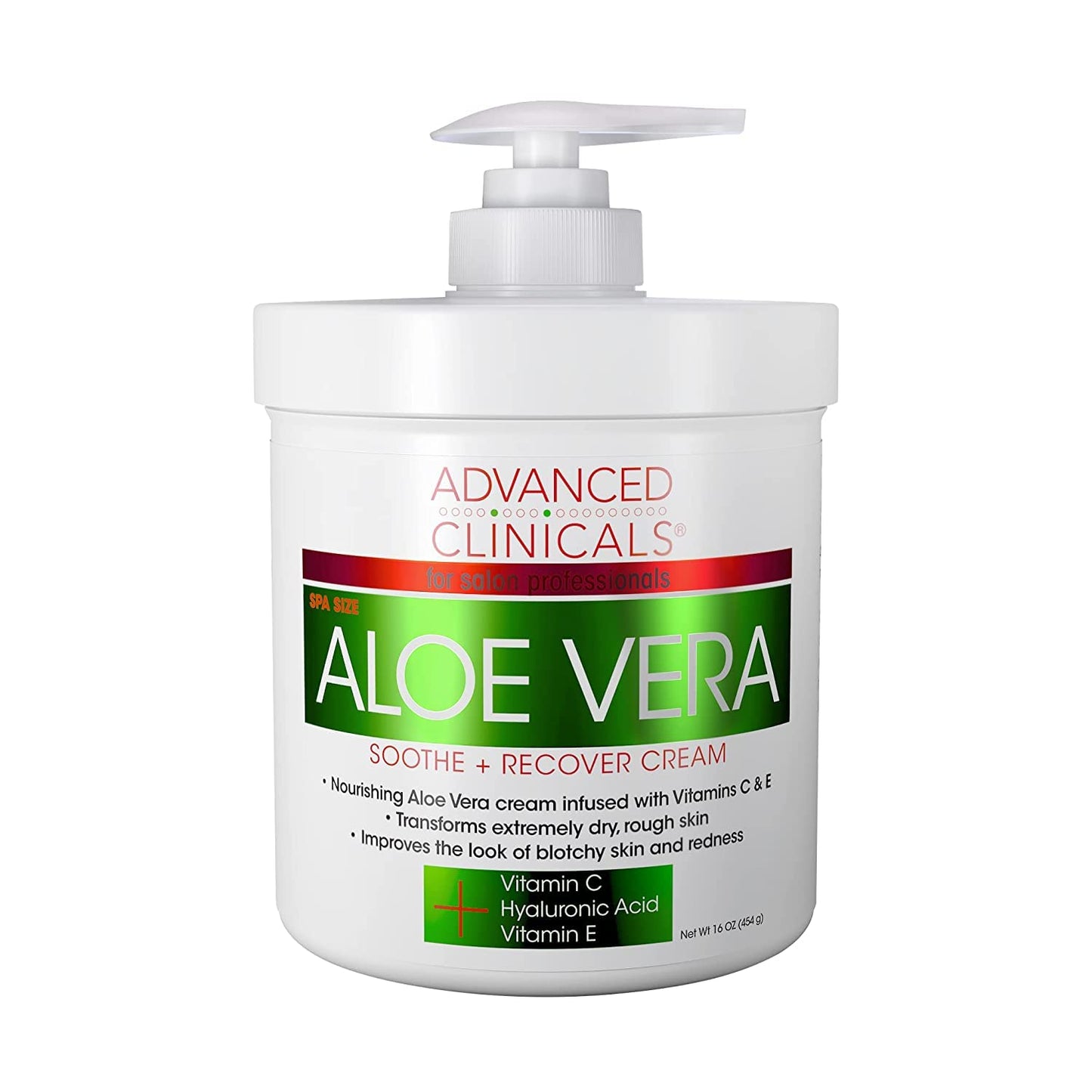 ADVANCED CLINICALS - ALOE VERA CREAM | 454 g