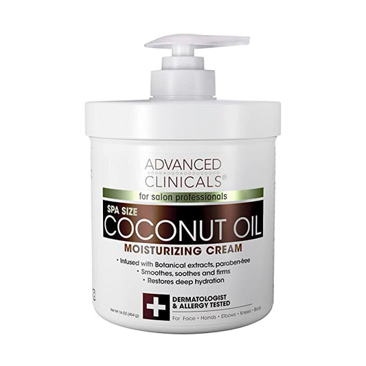 Advanced Clinicals - Coconut Oil Cream | 454 g