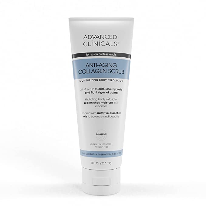 Advanced Clinicals - Anti-Aging Collagen Scrub | 237 mL