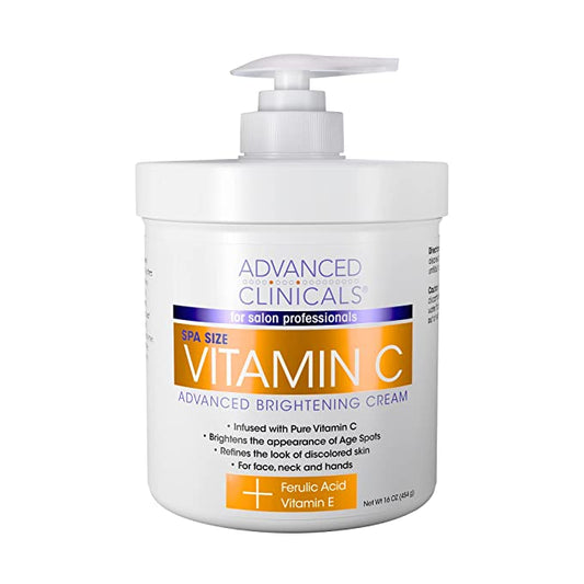 Advanced Clinicals - Vitamin C Brightening Cream | 454 g