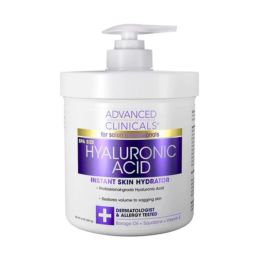 ADVANCED CLINICALS - HYALURONIC CREAM | 454 g