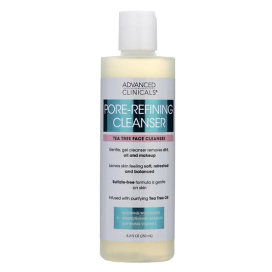 ADVANCED CLINICALS - TEA TREE FACE CLEANSER | 253 mL