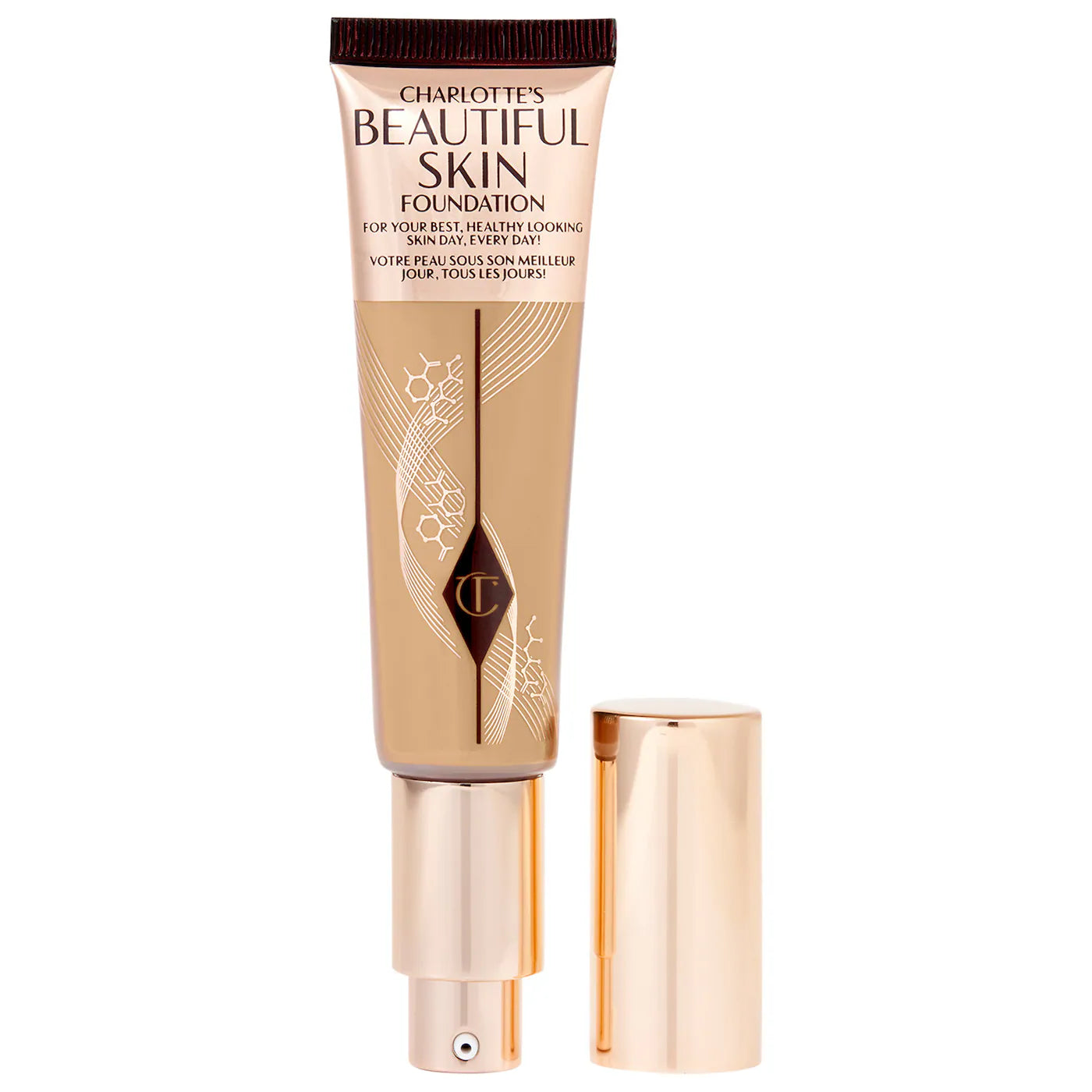 Charlotte Tilbury - Beautiful Skin Medium Coverage Liquid Foundation with Hyaluronic Acid | 30 mL