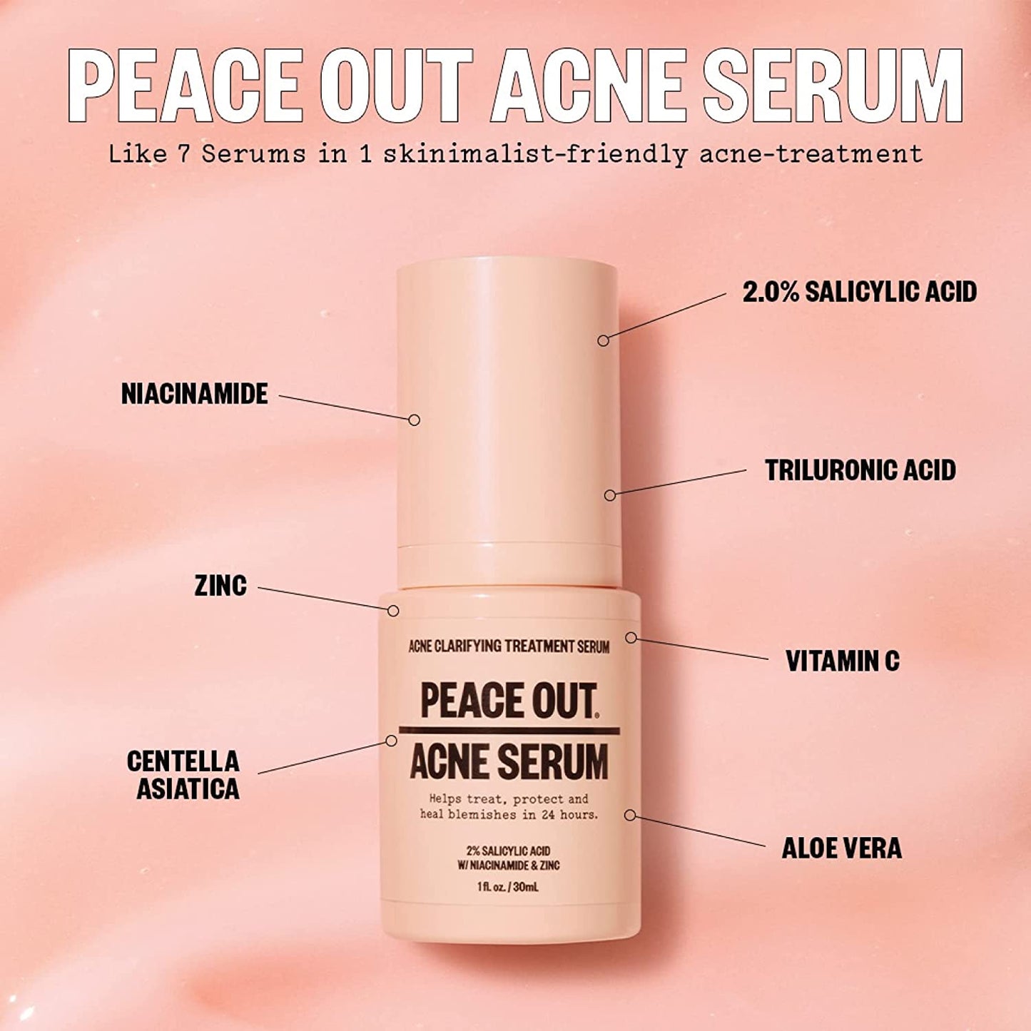 Peace Out - Salicylic Acid Acne Treatment Serum | 30 mL