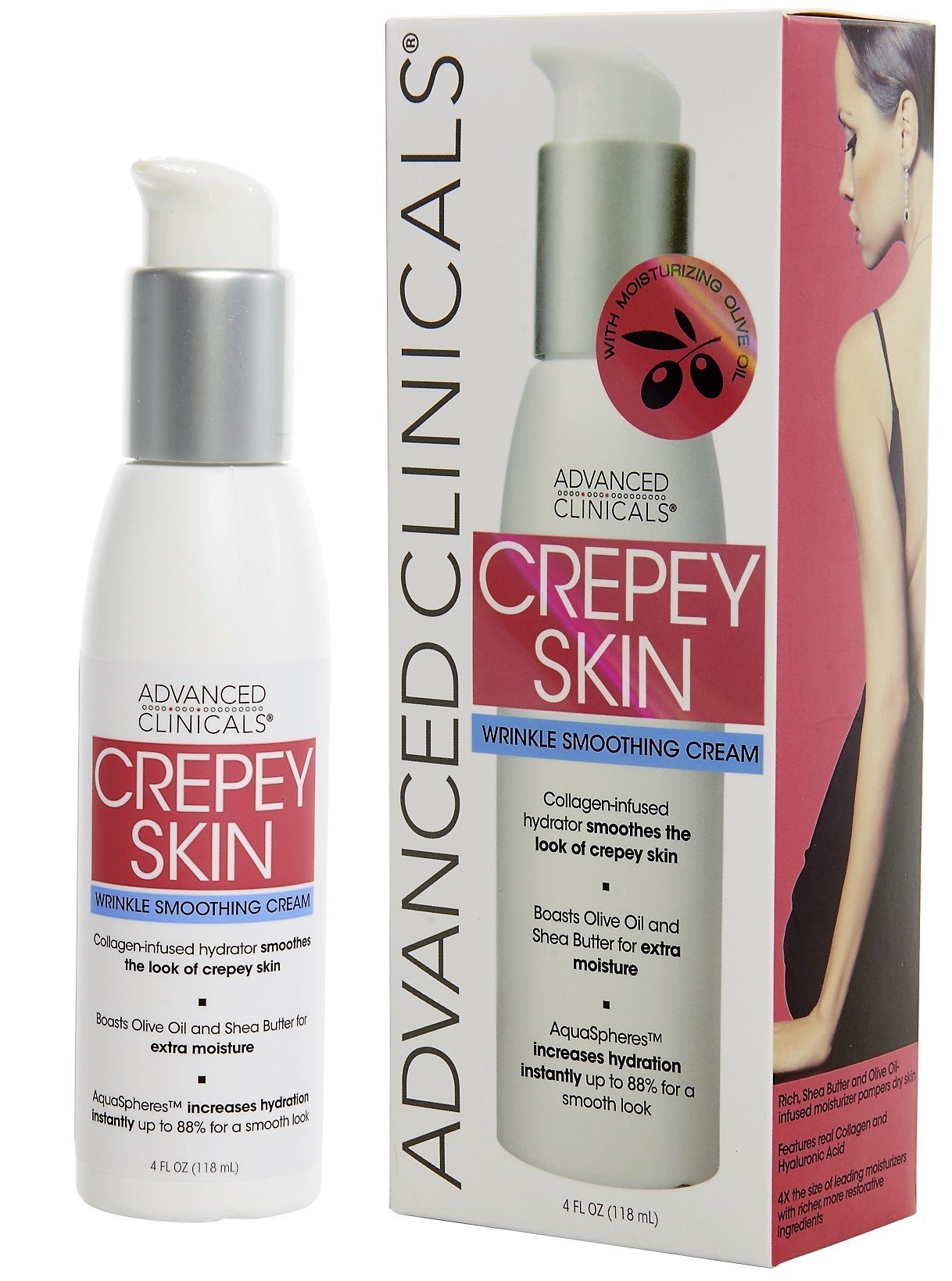 ADVANCED CLINICALS - CREPEY SKIN CREAM | 118 mL