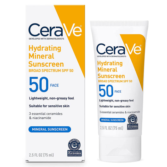 CeraVe - 100% Mineral Sunscreen SPF 50 | 75 mL