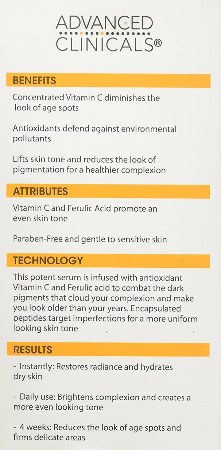 ADVANCED CLINICALS - VITAMIN C SERUM | 52 mL