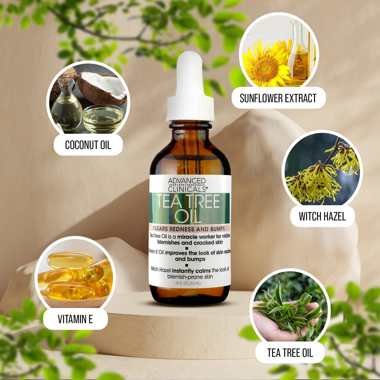 Advanced Clinicals - Tea Tree Oil | 53 mL