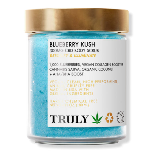 TRULY - Blueberry Kush CBD Body Scrub | 180 mL