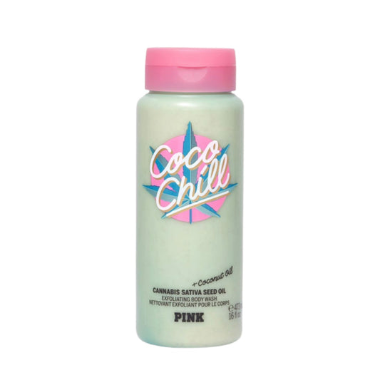 Victoria's Secret - Coco Scrub Wash Exfoliating Body Wash with Coconut Oil | Coco Chill | 473 mL