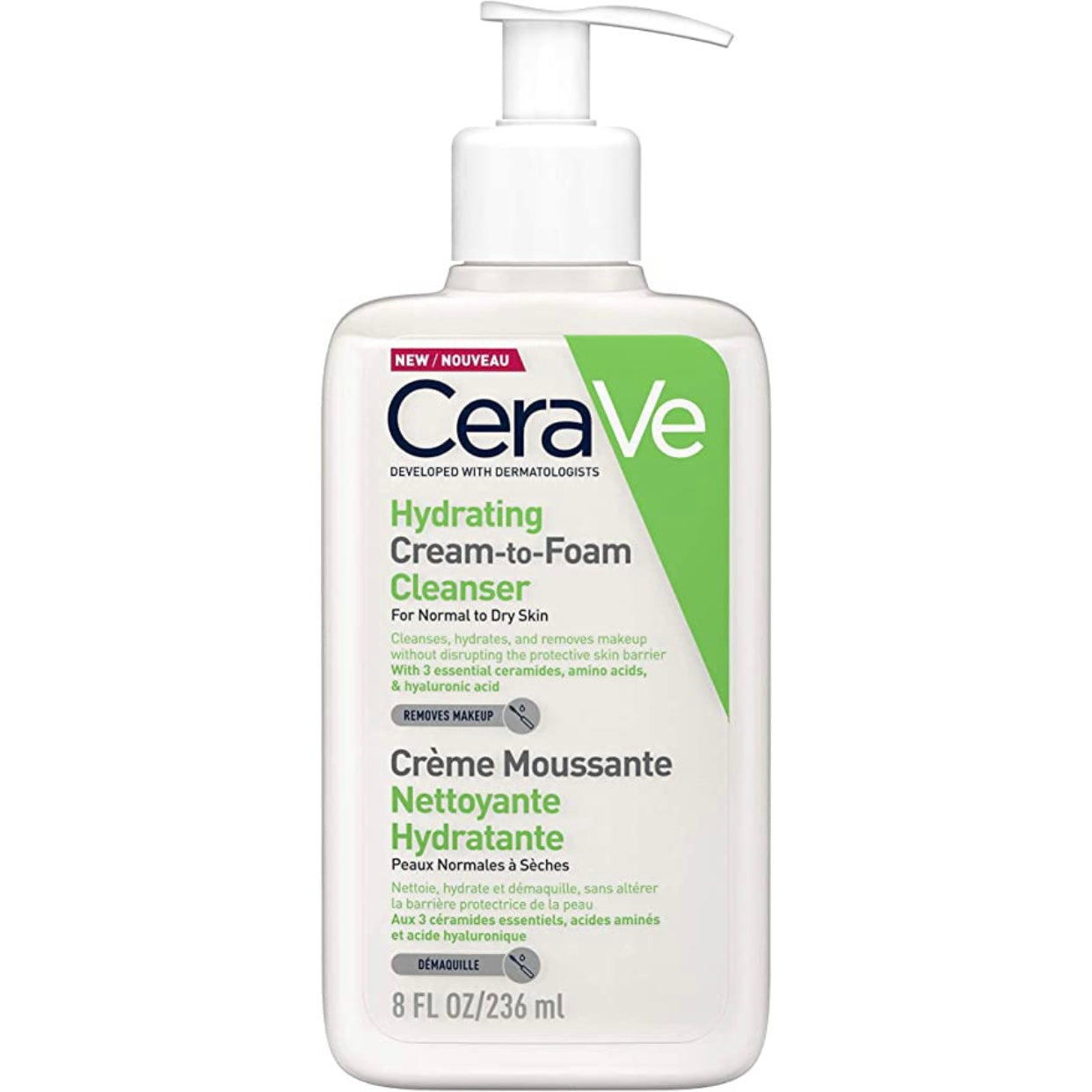 CeraVe - Hydrating Cream-to-Foam Cleanser | 236 mL