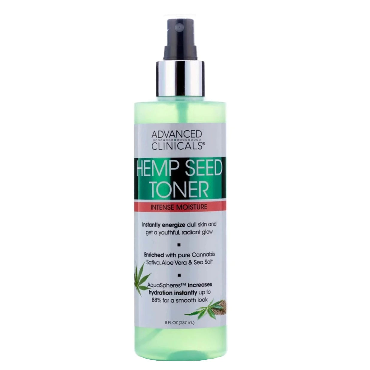 ADVANCED CLINICALS - HEMP SEED TONER | 237 mL