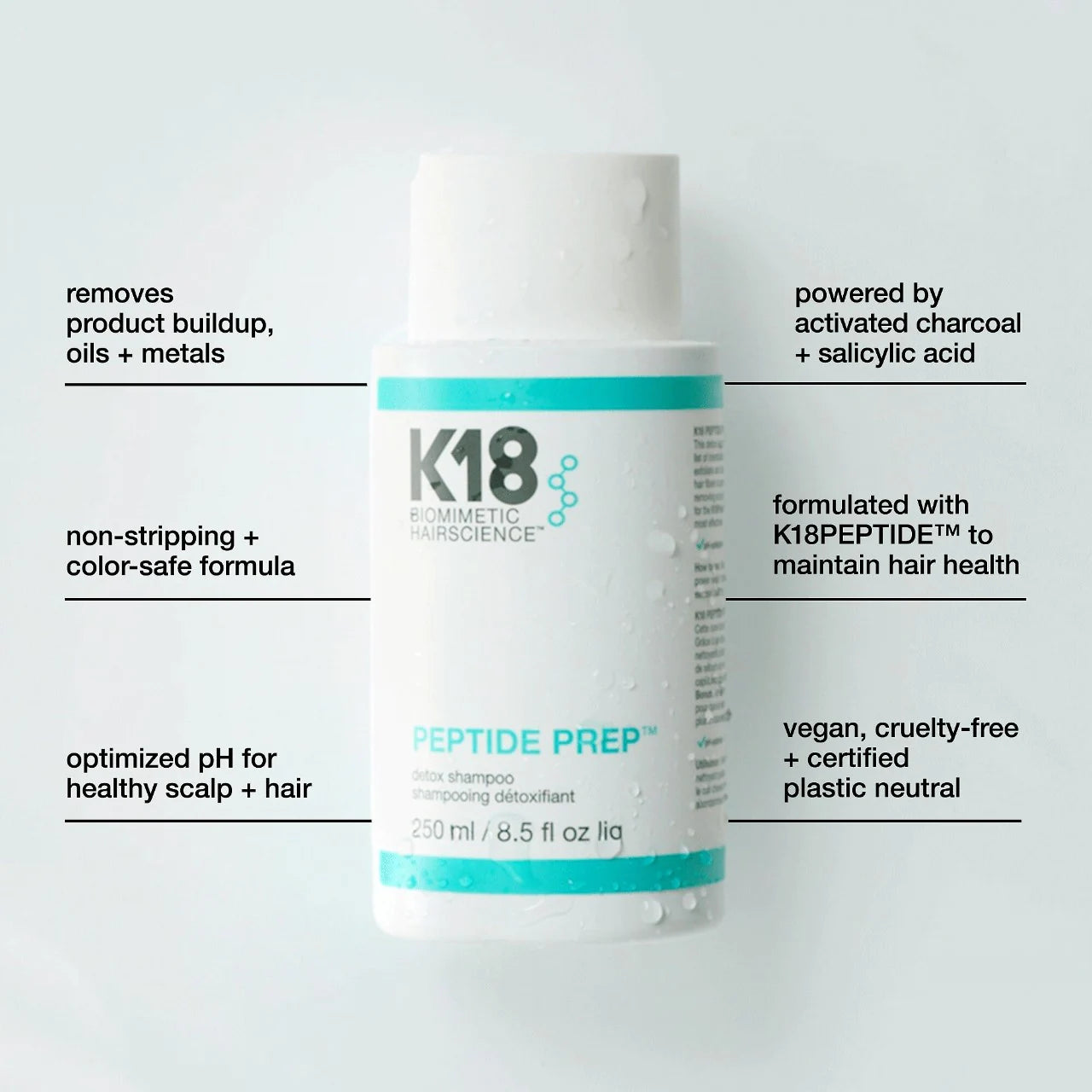 K18 Biomimetic - Hairscience PEPTIDE PREP™ Clarifying Detox Shampoo