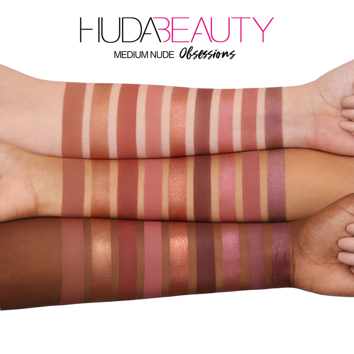 Huda Beauty - Nude Obsessions Eyeshadow Palette - Nude Medium