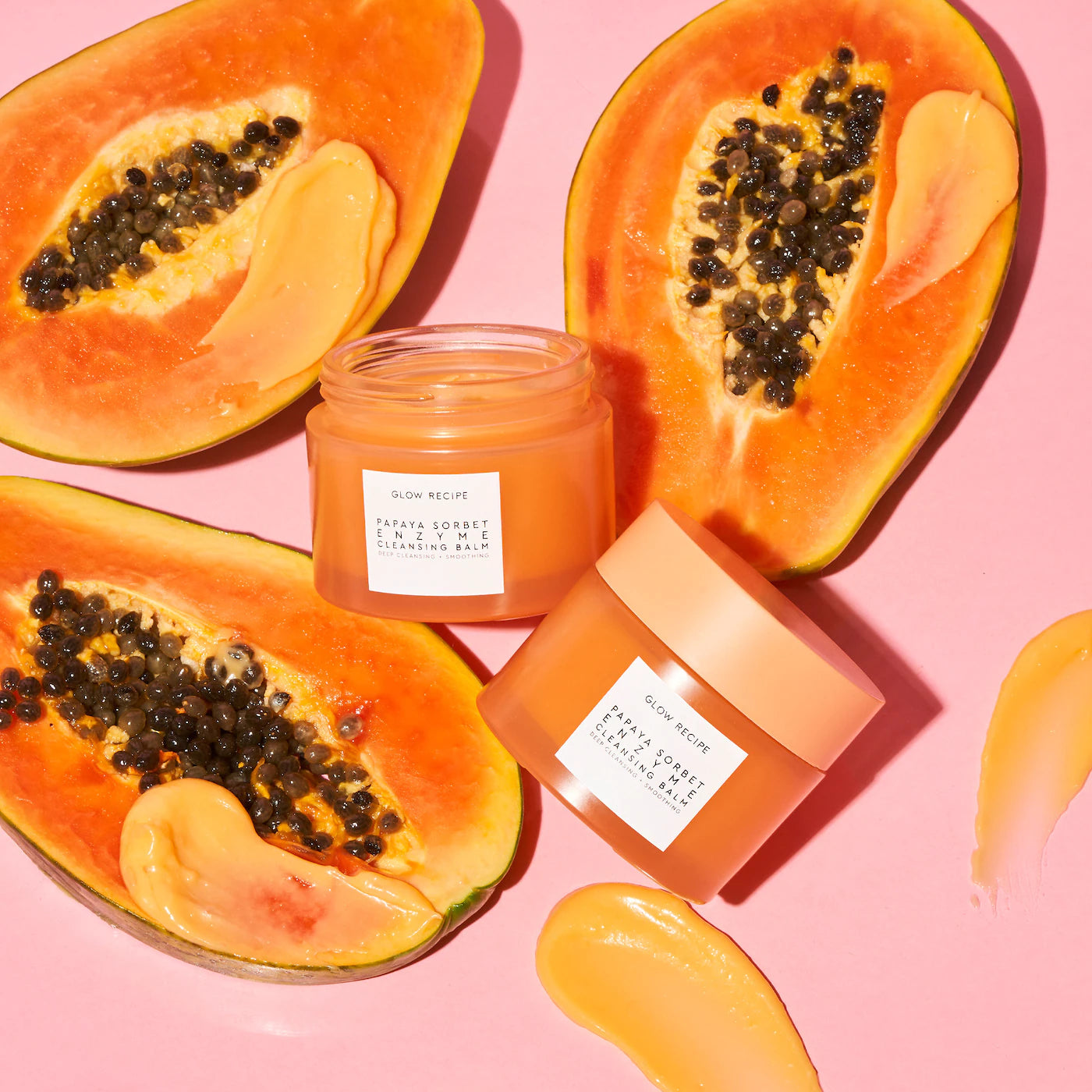 Glow Recipe - Papaya Sorbet Smoothing Enzyme Cleansing Balm & Makeup Remover | 100 mL