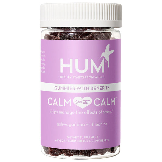 HUM Nutrition - Calm Sweet Calm™ Stress Management Vegan Gummies with Ashwagandha & L-Theanine | 60 gummies