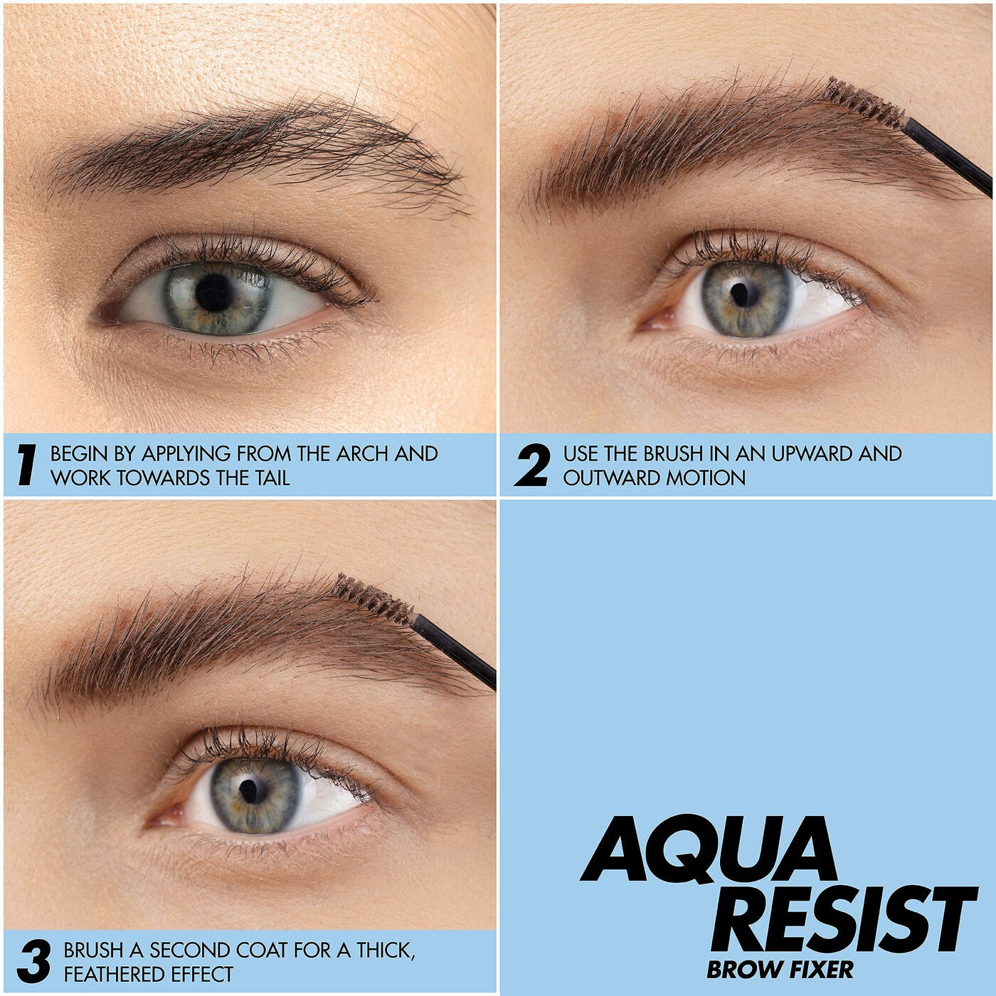 MAKE UP FOR EVER - Aqua Resist Waterproof Tinted Eyebrow Gel | 3.5 mL