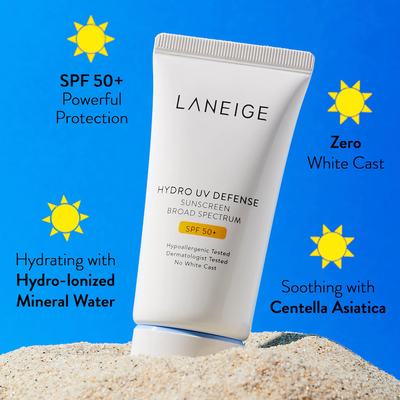 LANEIGE - Hydro UV Defense Sunscreen Broad Spectrum SPF 50+ | 50 mL