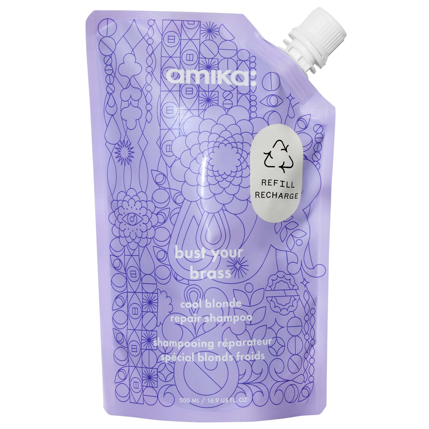 amika - Bust Your Brass Blonde Purple Shampoo