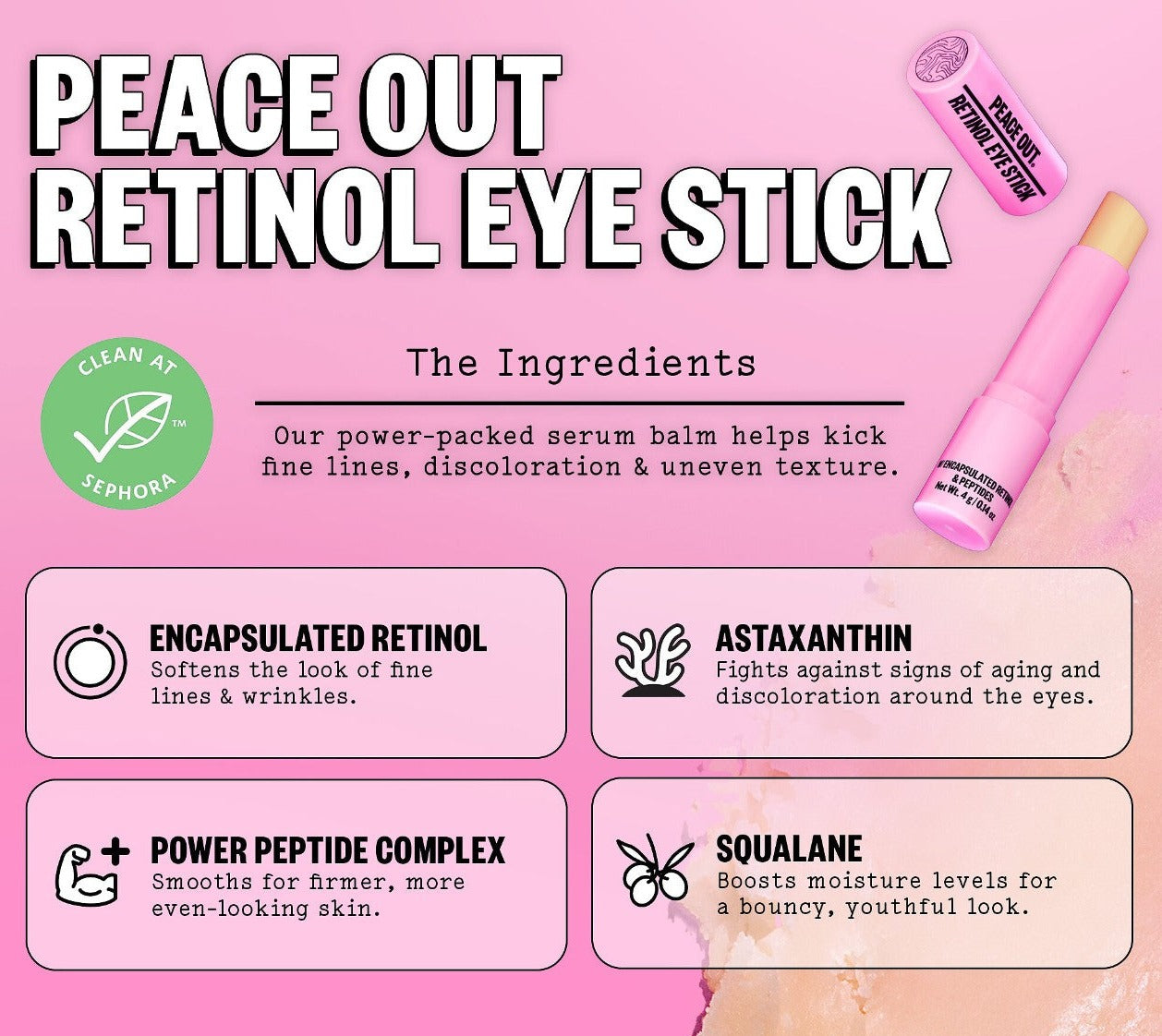 Peace Out - Retinol Eye Stick | 4 g